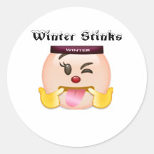 Klassischer Rundaufkleber