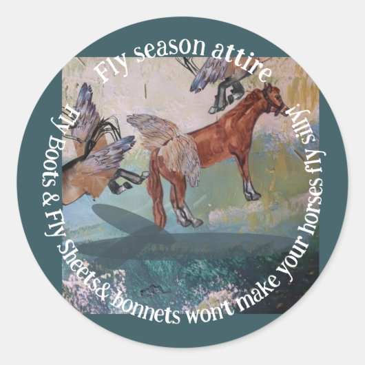 Klassischer Rundaufkleber Runder Aufkleber (Vorderseite)