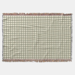 Klassischer Salbei-Tartan Ralph Lauren Inspiriert Decke