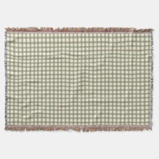 Klassischer Salbei-Tartan Ralph Lauren Inspiriert Decke