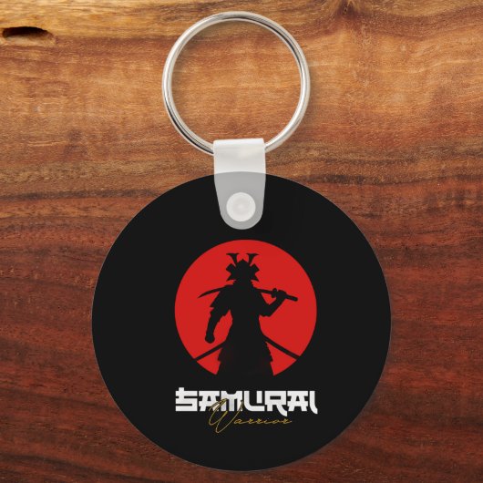 Klassischer Samurai Dragon Schlüsselanhänger (Vorderseite)