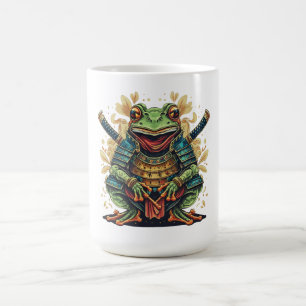 Klassischer Samurai-Frosch-Krieger-Becher Kaffeetasse