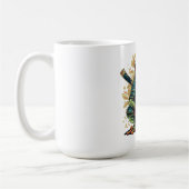 Klassischer Samurai-Frosch-Krieger-Becher Kaffeetasse (Links)