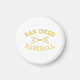 Klassischer San Diego Kalifornien Baseball Fan Ret Magnet
