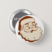 Klassischer Santa-Anstecker Button (Vorne & Hinten)