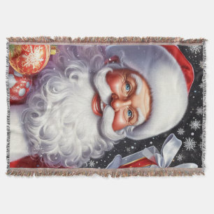 Klassischer Santa mit Gegenwart und Ornamenten Decke