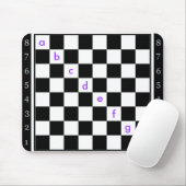 klassischer Schachtisch Mousepad (Mit Mouse)