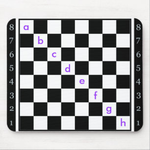 klassischer Schachtisch Mousepad