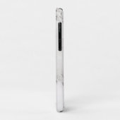 Klassischer, schick-weißer Marmor Case-Mate iPhone Hülle (Hinten/Links)