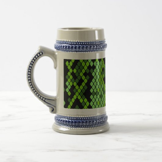 Klassischer Schlangen-Tierdruck-Kaffeebecher Bierglas (Links)