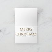 Klassischer Schneewald Roter Fox Frohe Weihnachten (Innenseite)