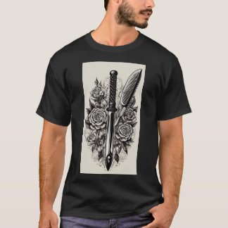Klassischer Schnitt: Sailor Jerry Style Comb and S T-Shirt