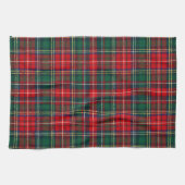 Klassischer Schottenkaro-Weihnachten Geschirrtuch (Horizontal)