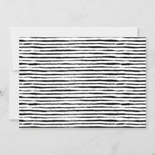 Klassischer Schriftart 3 Foto Abschluss Ankündigun (Rückseite)