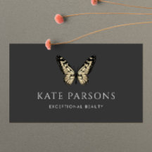 Klassischer Schwarz-Gold-Schmetterling