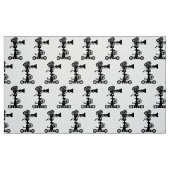 KLASSISCHER SCHWARZ- UND WEISSER KAMERA-MOTIF STOFF (Fat Quarter (45,7 x 55,9 cm))