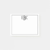 Klassischer Schwarz-Weiß-Beitrag - Anmerkungen Post-it Klebezettel (Vorderseite)