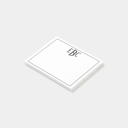 Klassischer Schwarz-Weiß-Beitrag - Anmerkungen Post-it Klebezettel (angewinkelt)