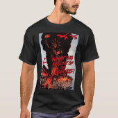 Klassischer schwarzer Anti-Drohne T - Shirt (Vorderseite)