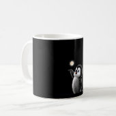 klassischer schwarzer Becher Kaffeetasse (Vorderseite Links)