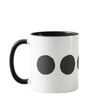 Klassischer schwarzer Punkte-Kaffee