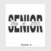 Klassischer schwarzer Rang Aufkleber (Blatt)