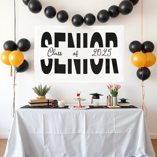 Klassischer schwarzer Rang Banner