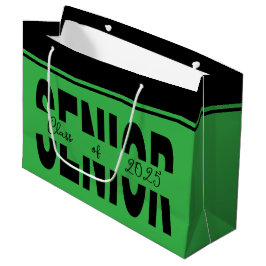 Klassischer schwarzer Rang Große Geschenktüte