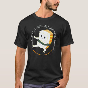 Klassischer Schwarzgurtel ist ein weißer Gürtel Ka T-Shirt