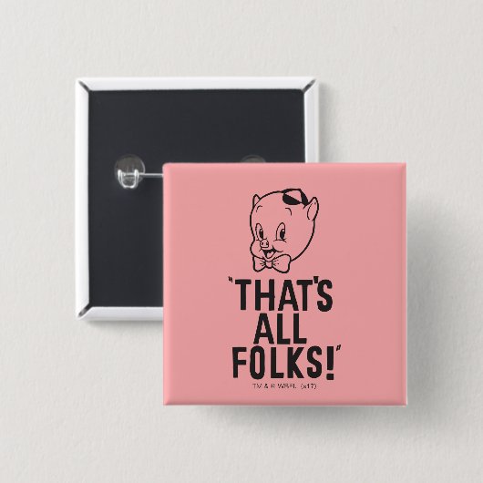 Klassischer Schweinekrug "Das sind alle Leute!" Button (Vorne & Hinten)