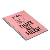 Klassischer Schweinekrug "Das sind alle Leute!" Notizblock (Rechte Seite)