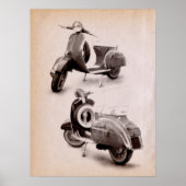 Klassischer Scooter 1969 Poster (Vorne)