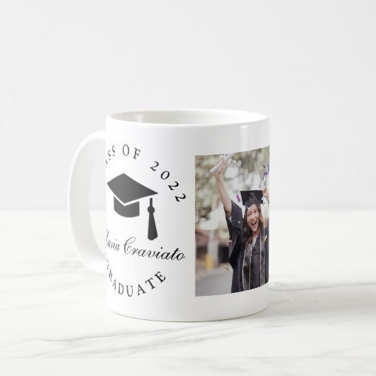 Klassischer Script-Abschluss mit Bild Kaffeetasse (Vorderseite Links)