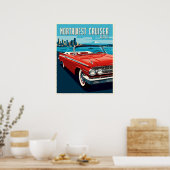 Klassischer Seattle-Straßenkreuzer Poster (Küche)