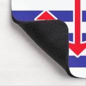Klassischer Seeanker Mousepad (Ecke)