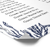 Klassischer Seefahrer Poster (Ecke)