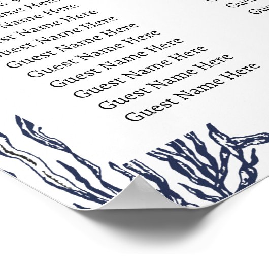 Klassischer Seefahrer Poster (Ecke)