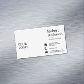 Klassischer Signaturstandard Magnetische Visitenkarte (Beispiel)