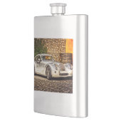 Klassischer Silbersportwagen Flachmann (Links)