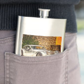Klassischer Silbersportwagen Flachmann (Beispiel)