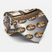 Klassischer Silbersportwagen Krawatte (Gerollt)