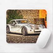 Klassischer Silbersportwagen Mousepad (Mit Mouse)