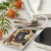 Klassischer "Sistine Madonna" RAPHAEL (circa 1513) Schlüsselanhänger (Vorderseite rechts)