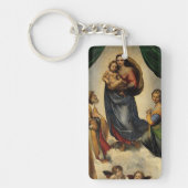 Klassischer "Sistine Madonna" RAPHAEL (circa 1513) Schlüsselanhänger (Vorderseite)