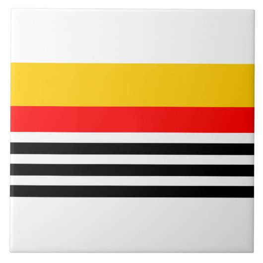 Klassischer spanischer Streifen Fliese (Vorderseite)