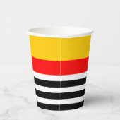 Klassischer Spanischer Streifen Pappbecher (Rechts)