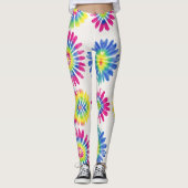 Klassischer Spiral-Gefärbte Krawatte-Effekt Nahtlo Leggings (Vorderseite)