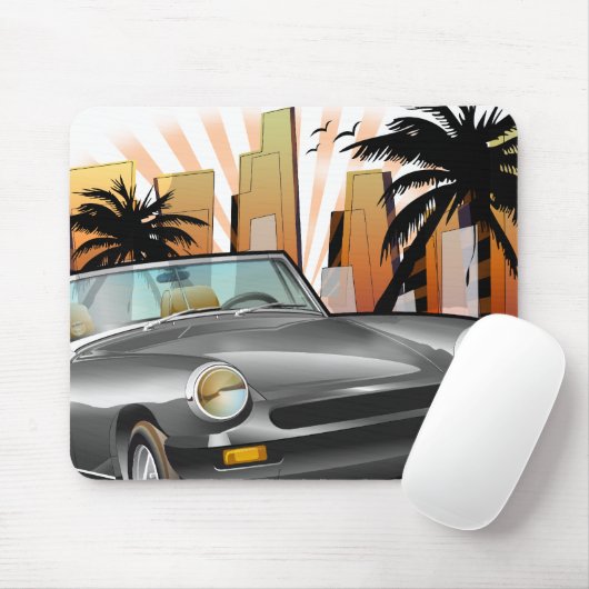 Klassischer Sportwagen Mousepad (Mit Mouse)