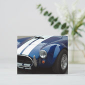 Klassischer Sportwagen Postkarte (Stehend Vorderseite)