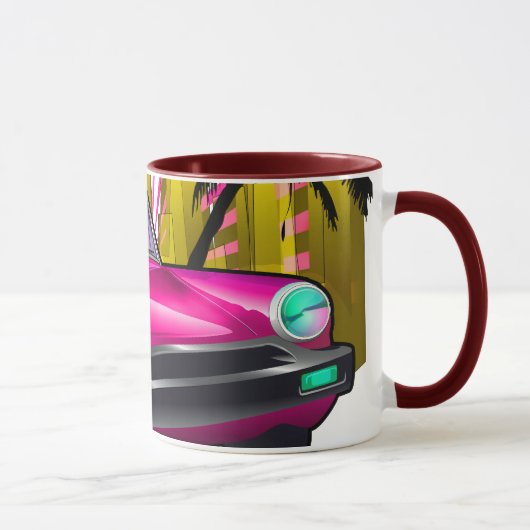 Klassischer Sportwagen Tasse (Rechts)